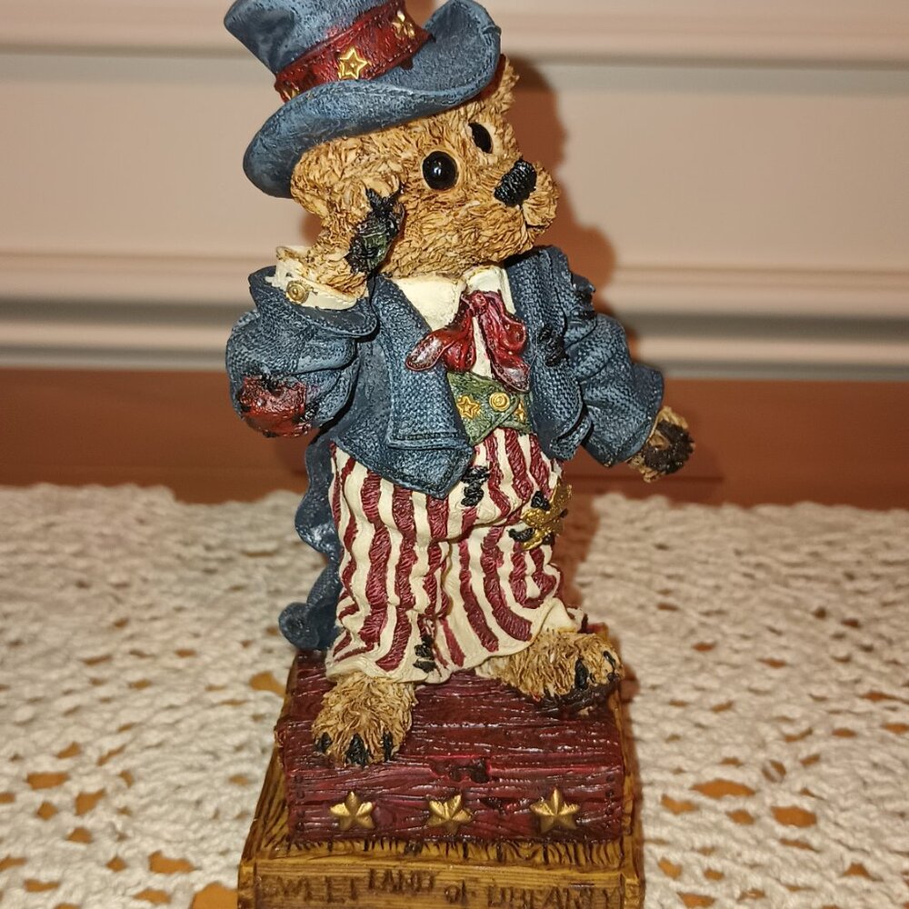 Boyd's Bear Uncle Elliot "The Head Bean Wants You" Americana Fourth of July